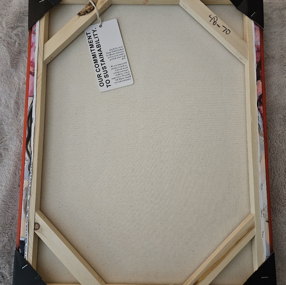 "Gala Cats" is a Stretch Canvas painting in an Acrylic Glass Shadow Box Frame - Picture 5 of 10